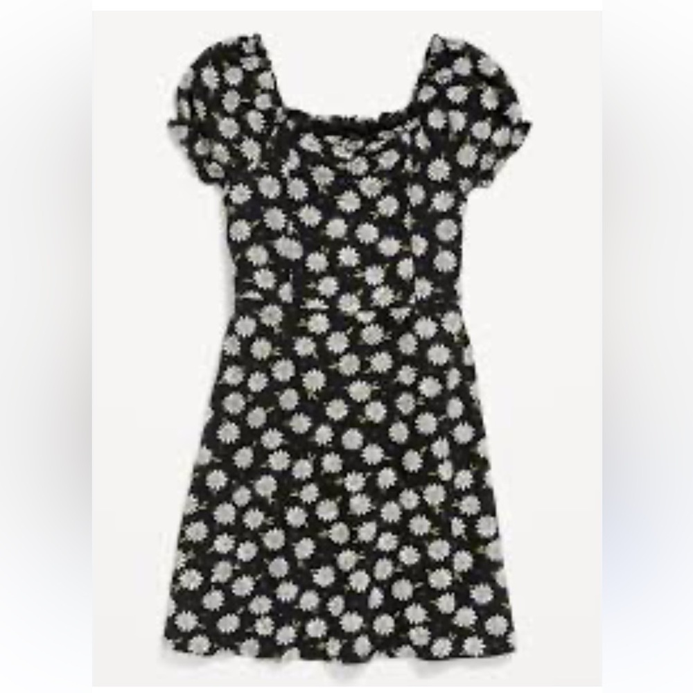 Printed Puff-Sleeve Fit & Flare
Dress for Girls | Old Navy